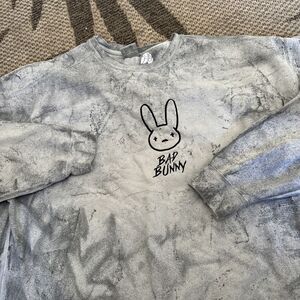 Bad Bunny Crew Neck Sweatshirt‎ - New Size 3XL- Official Tour Merch Rare
